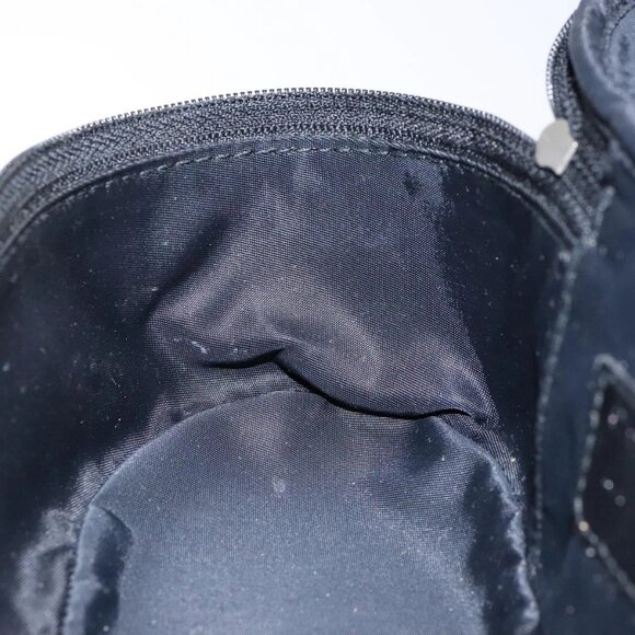 Christian Dior Trotter Canvas Vanity Pouch Black Silver Auth yk19248 - Picture 13 of 16